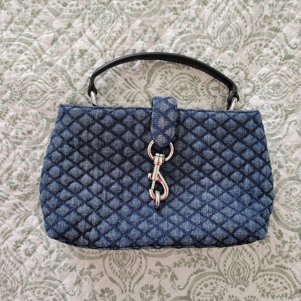 Rebecca Minkoff Quilted Denim Satchel